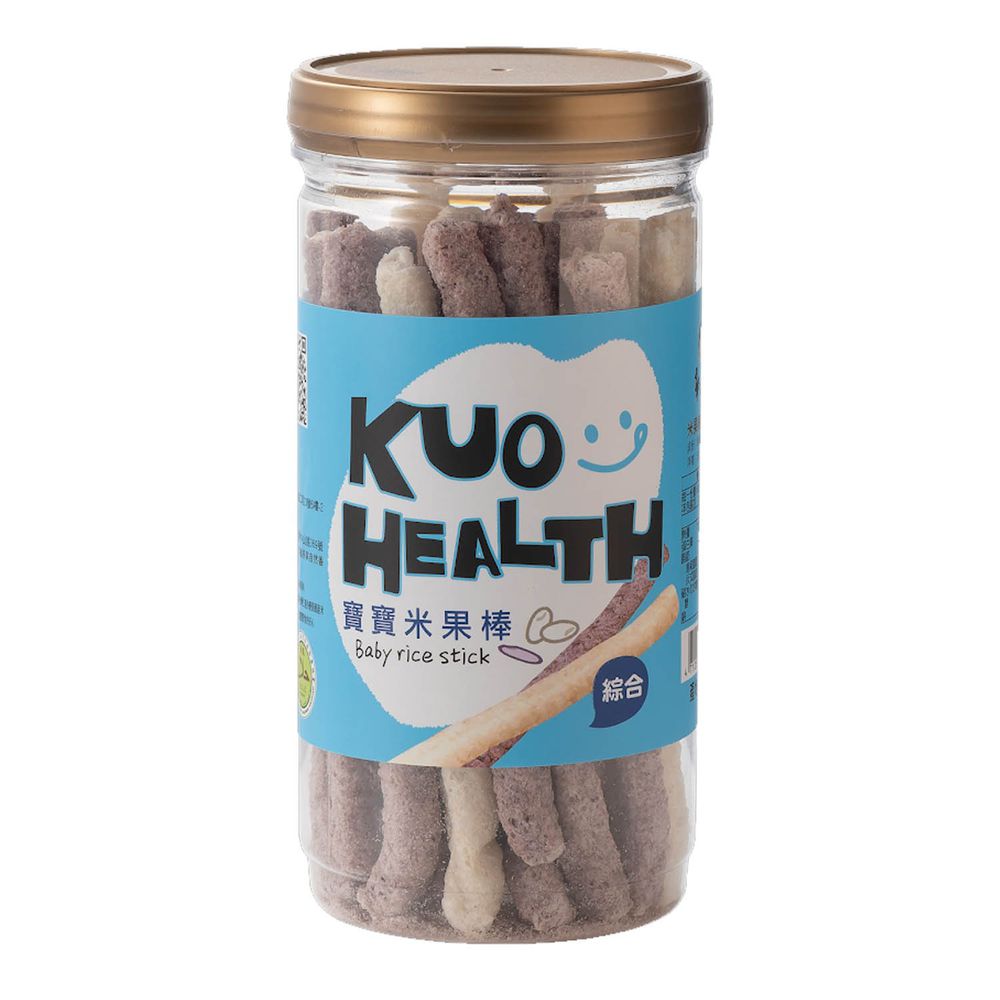 郭老師養生料理 - 寳寳米果棒-50g/罐