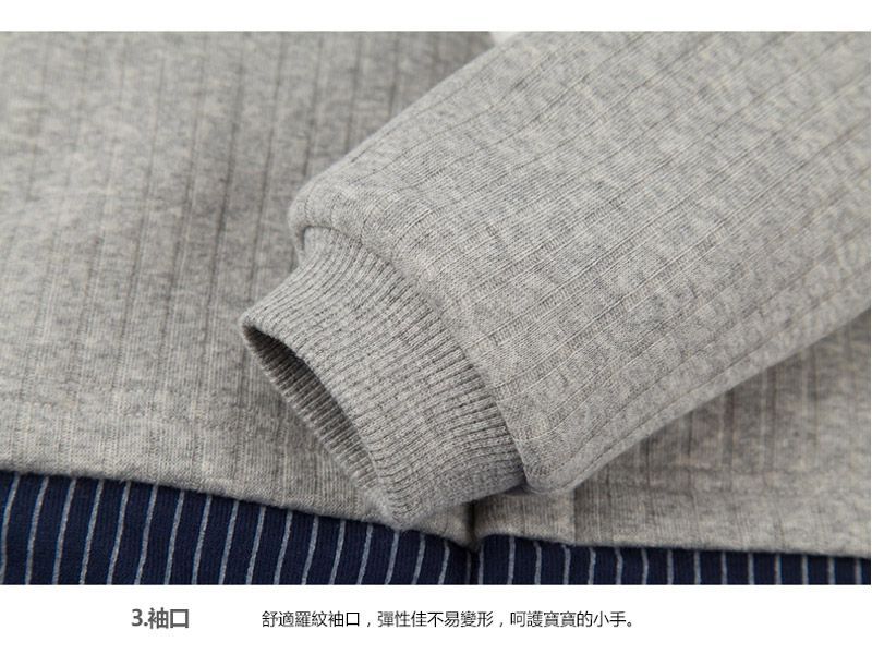 麗嬰房 - 網路獨家款 紳士領結條紋連身褲-淺藍