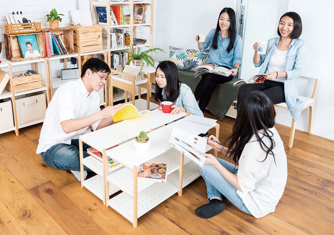 走走家具 - 走走兩用架-清新白 (90 / 34 / 42 (cm))