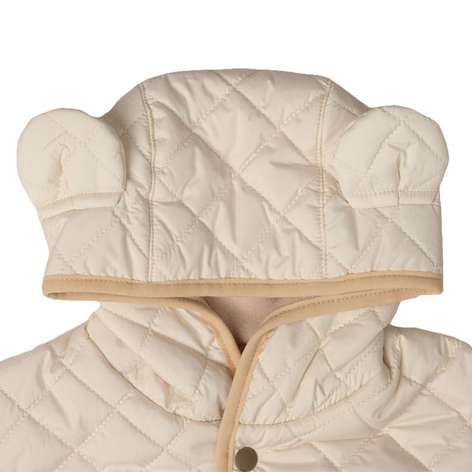 akachan honpo - 鋪棉斗篷-熊耳-象牙白色 (60～80cm)