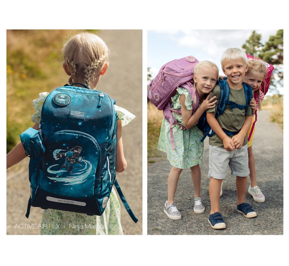 Beckmann - AIR FLX 擴充護脊書包 20~25L-3D太空火箭