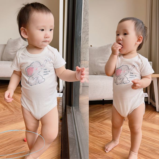 YOUrs - 好棉純淨手繪包屁衣-夢想兔