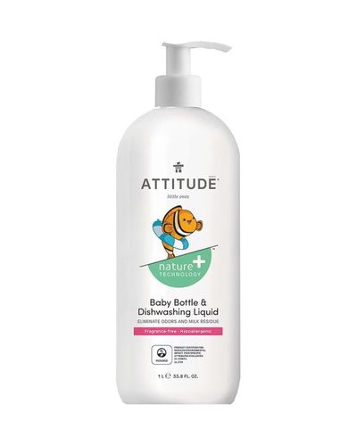 加拿大 ATTITUDE 艾特優 - 嬰幼兒奶瓶餐具洗潔精(壓頭)-1L