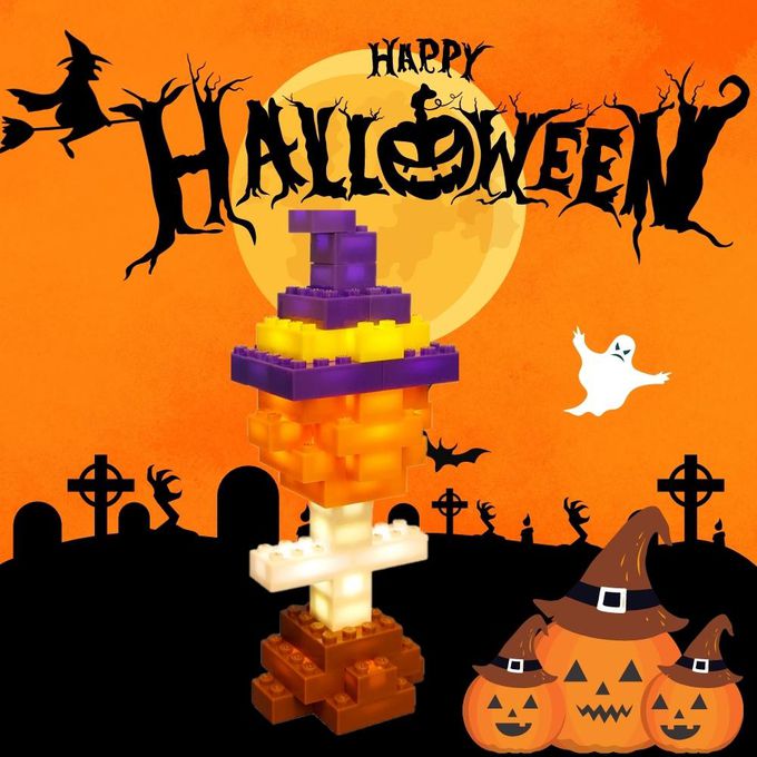 美國 Light Stax - 【人氣推薦】歡樂桶系列-萬聖俱樂部2(5合一造型)-全新升級6段聲控底座-48顆