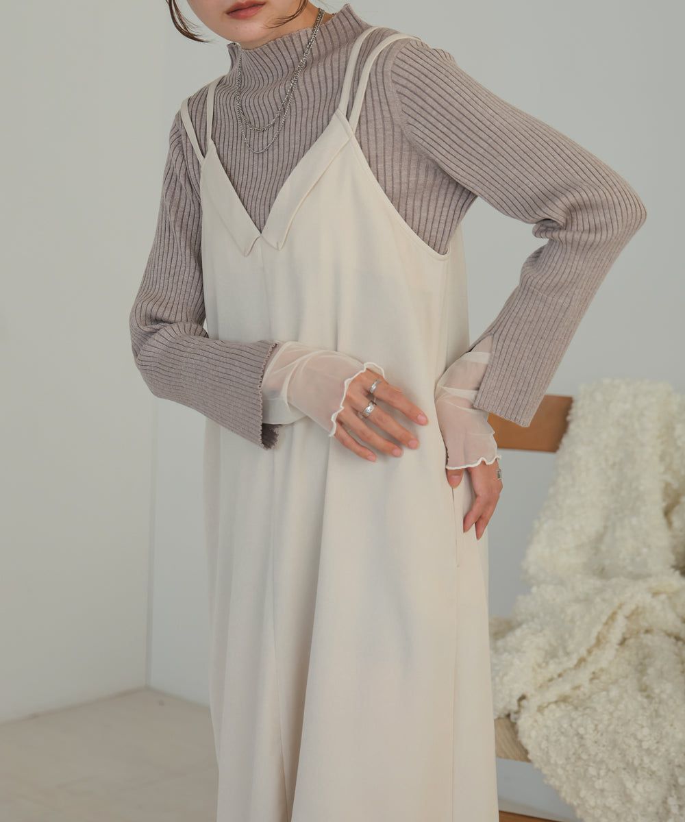 日本 Bab - 2WAY設計修身背心裙-水藍