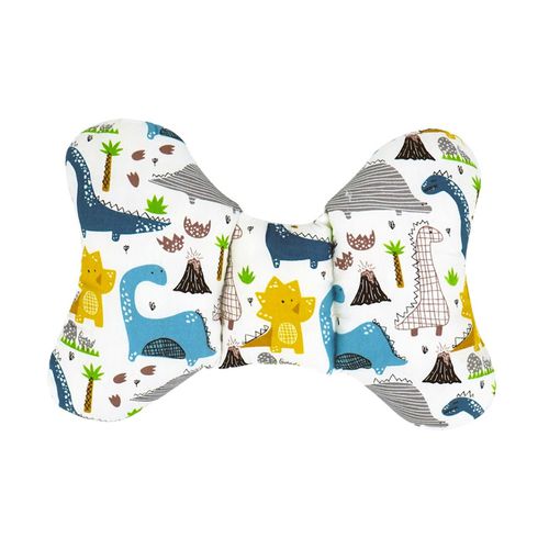 JoyNa - 嬰兒枕頭 蝴蝶枕 定型枕-恐龍-棉布款