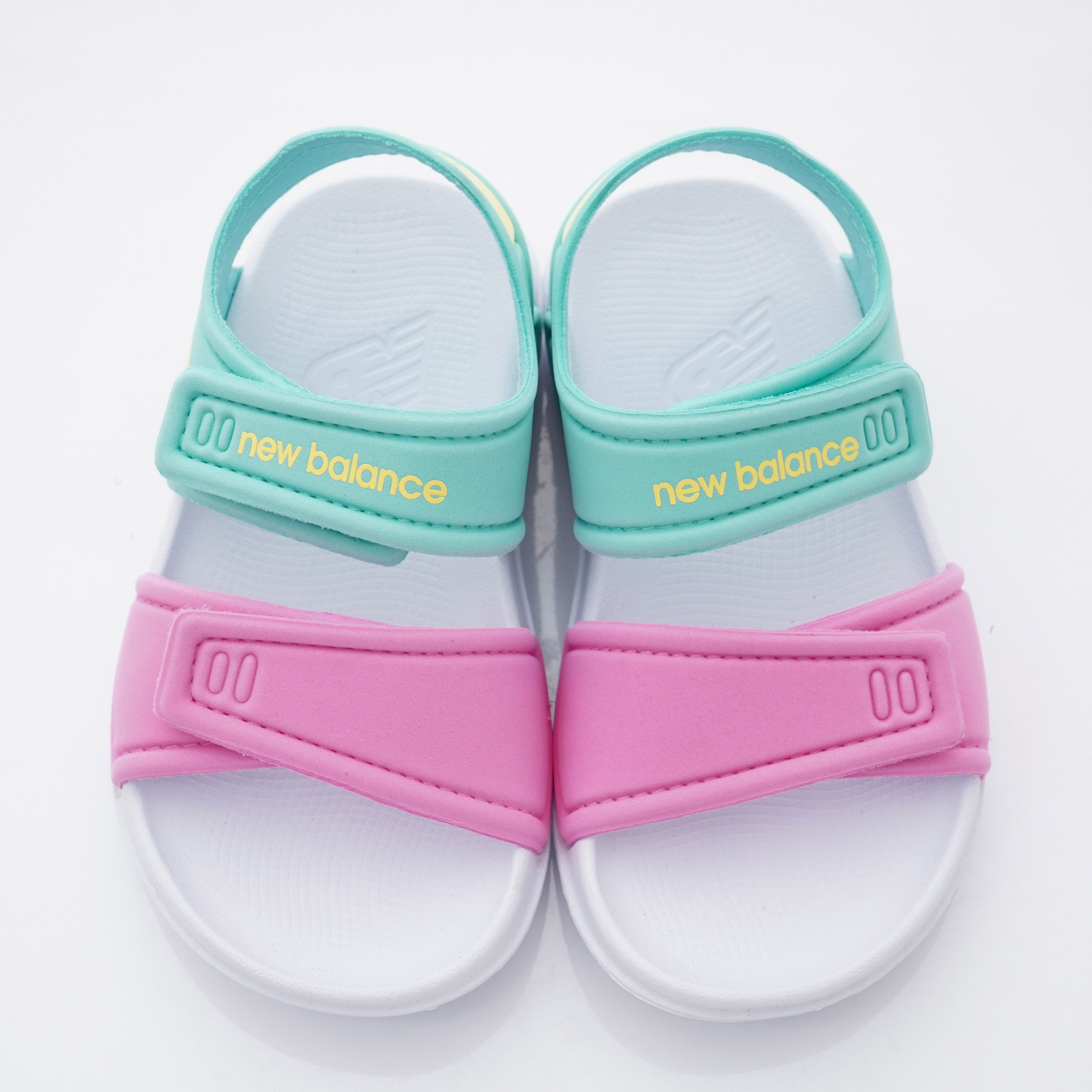 New Balance - NB超輕馬卡龍涼鞋款(小童段)-糖果粉紅/淺綠