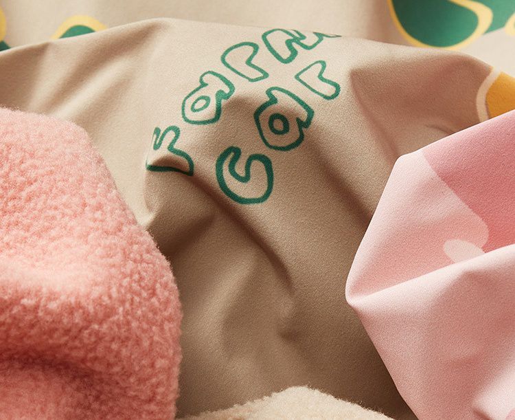 加厚拼色三合一衝鋒外套-冰淇淋雲朵-粉色