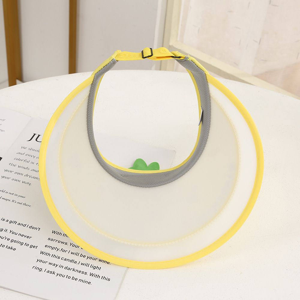 兒童空頂遮陽帽-兔子-粉色 (建議2-8歲)