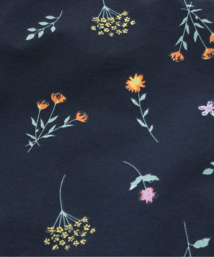 日本 apres les cours - 潑水加工 輕量印花風衣外套-撞色-藍棕系