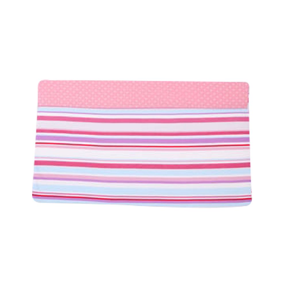 JoyNa - 孕婦側睡枕 嬰兒防吐奶枕(枕套可拆洗)-粉紅條紋 (58*35*7cm)