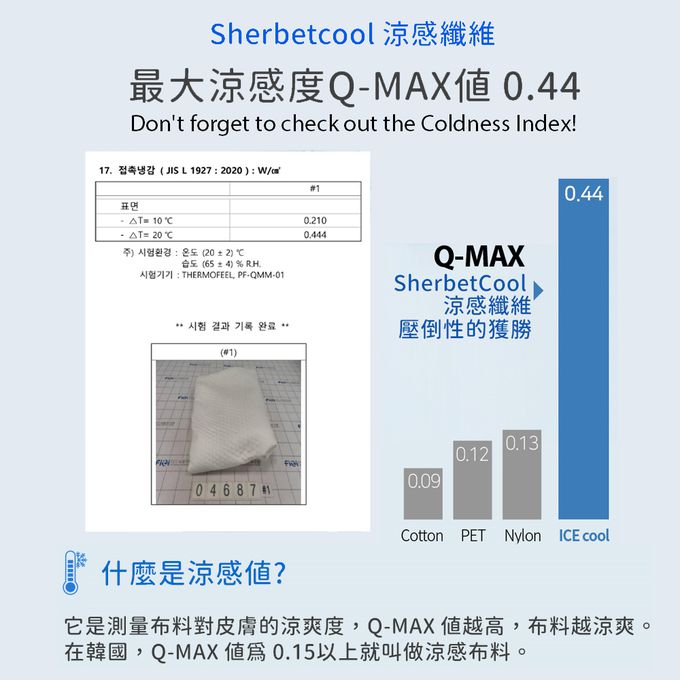 正韓Hello HiZoo - 極度冰涼 Sherbetcool 三層透氣涼感睡墊/地墊/床墊-兒童款