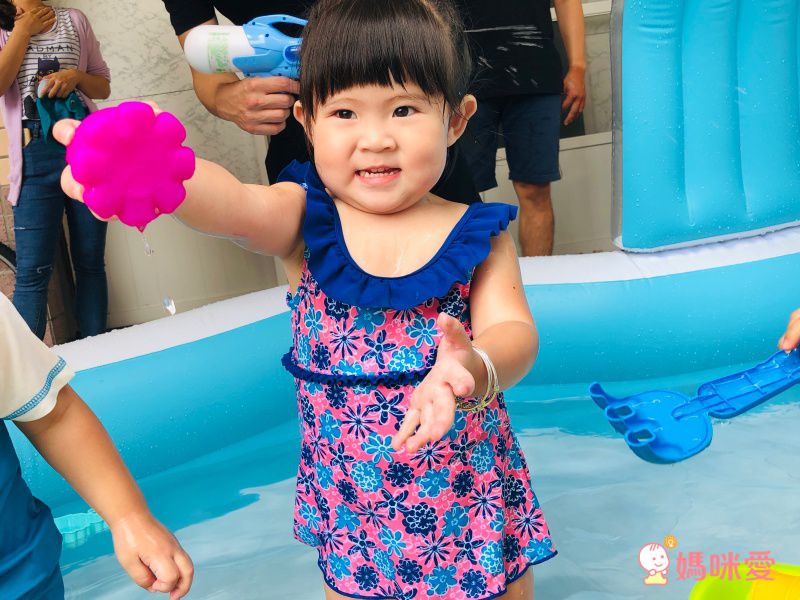 德國Playshoes - 抗UV防曬兒童連身泳裝-復古波點裙