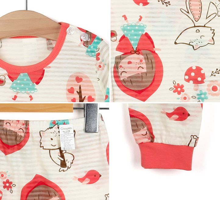 韓國 Maykids 七分袖新上市 ✭ 有機棉，透氣吸汗又安心！