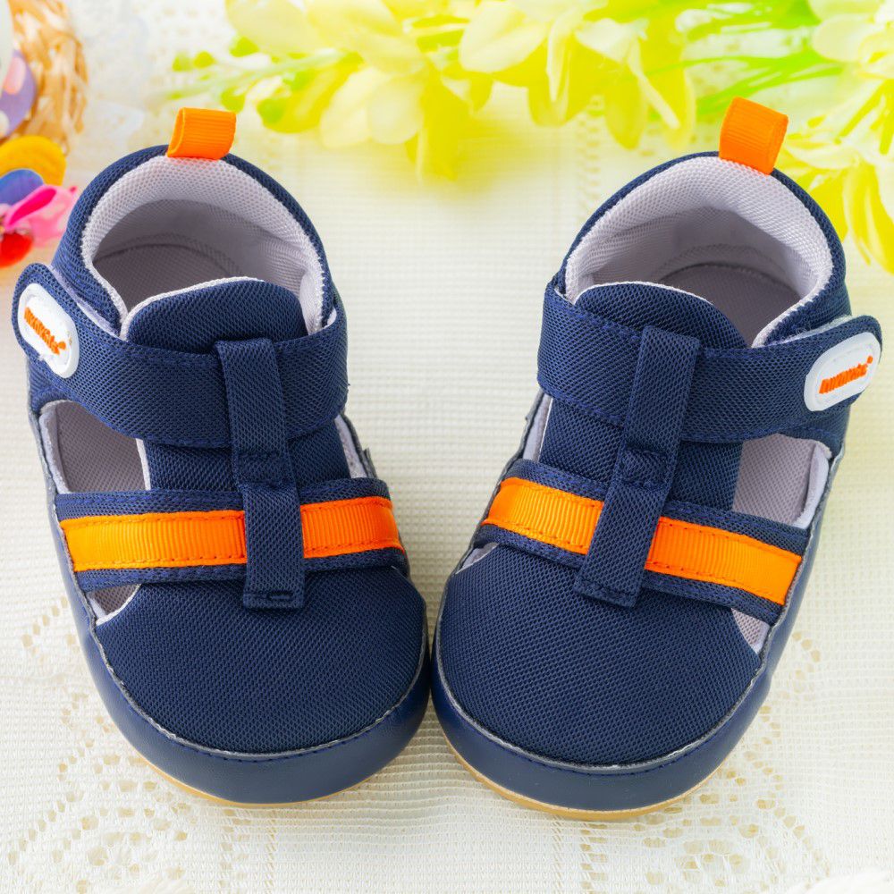 nikokids - 軟Q底學步鞋-深藍色(SG581)