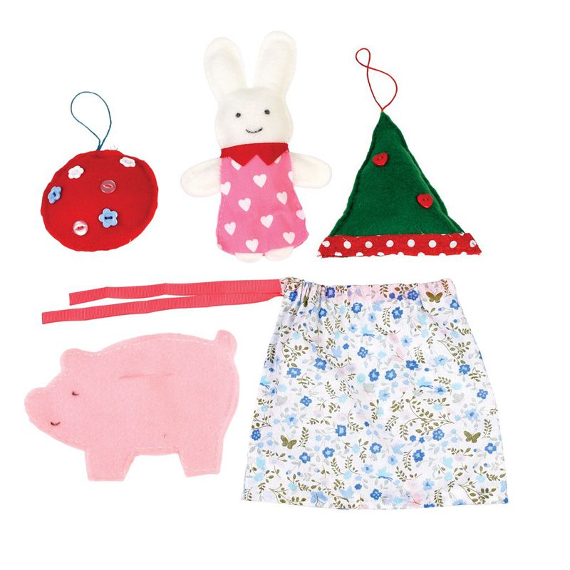 英國 Rex London - 幼兒/兒童DIY縫紉手提箱-小花花