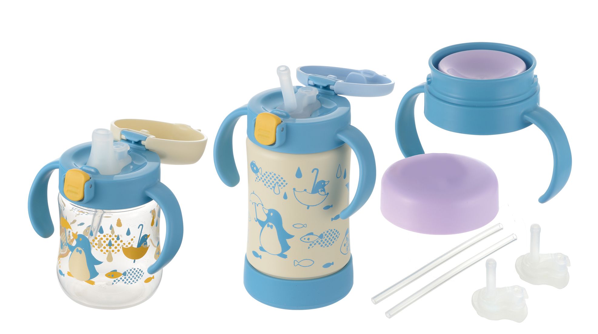 【日本 Richell】三階段學習水杯！隨月齡✖️季節搭配使用