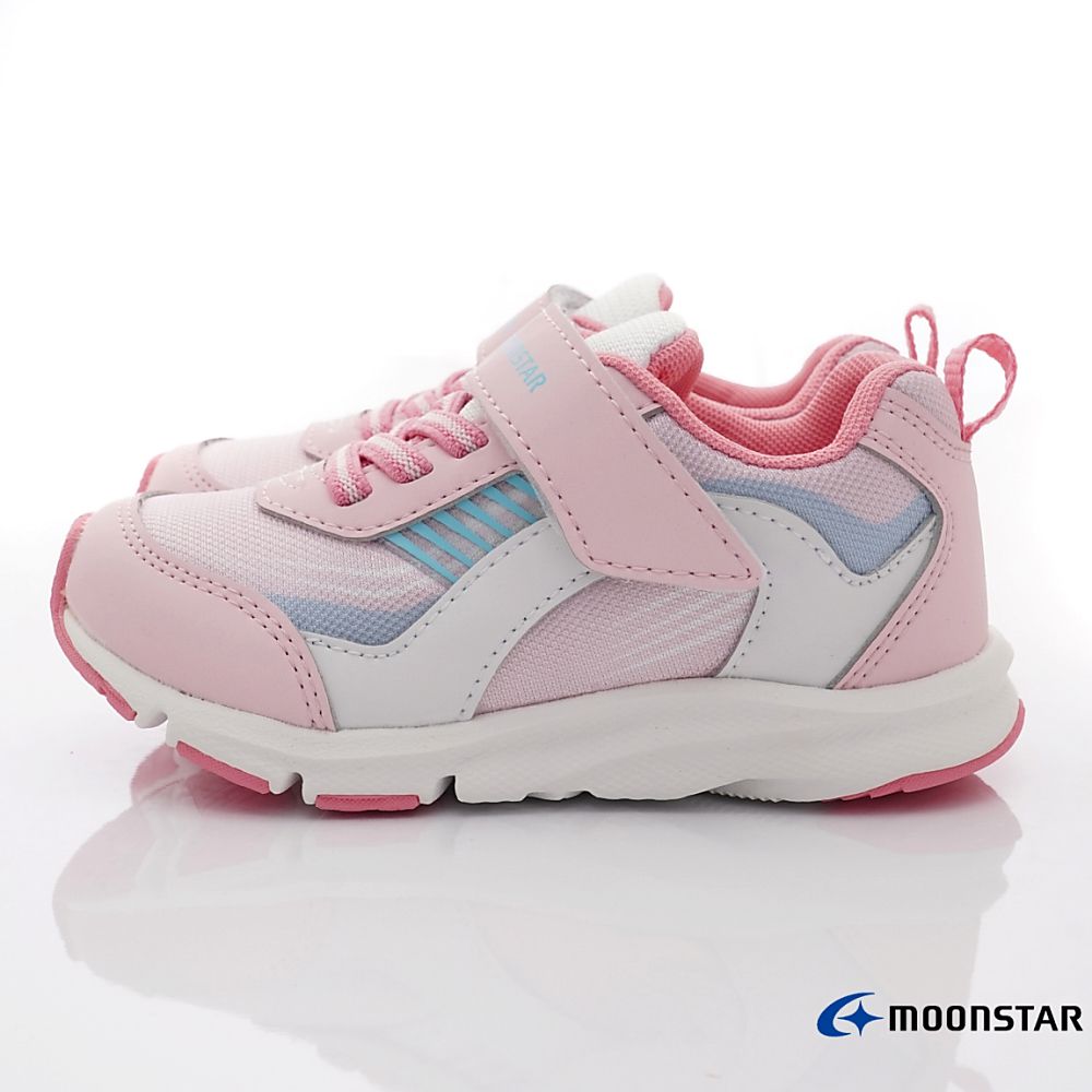 Moonstar日本月星 - 穩定機能運動款(中小童)-運動鞋-粉