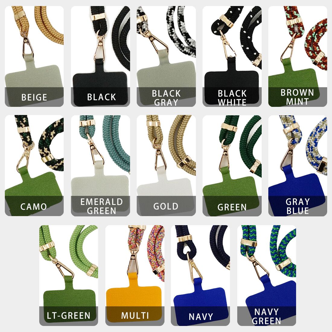 釋放雙手！日網爆款 ✿ 手機掛繩Ｘ夾片兩件組，不挑機型都可用