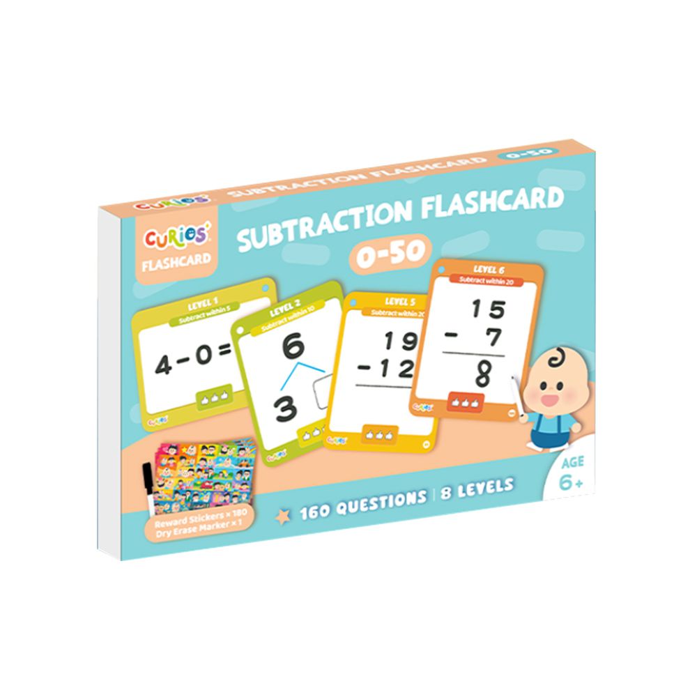 數學認知可擦拭遊戲組-減法練習