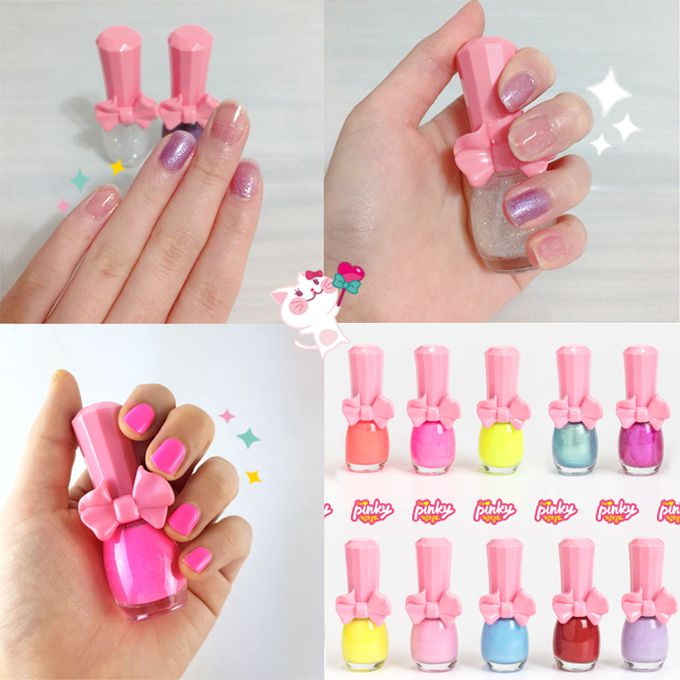 韓國PINKY - 韓國可撕安全無毒指甲油-A04.閃耀金