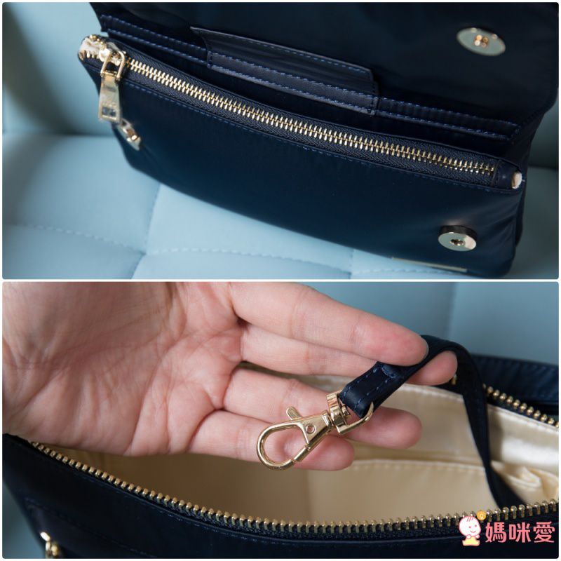 HARUhonpo 小晴天本舖 - Harulez 日本設計師の聯名款-Pocket微金質感隨行包-土星藍