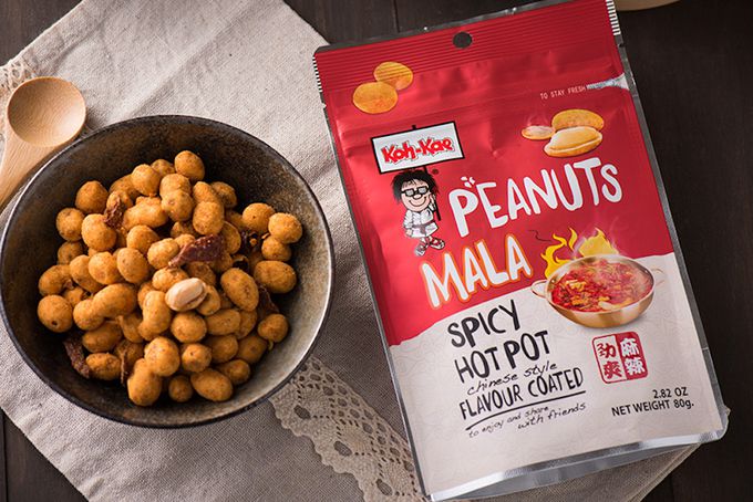Koh Kae - 大哥麻辣味花生豆-80g (袋裝)