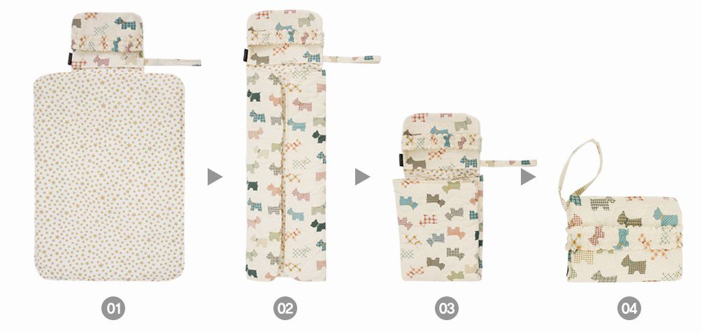 韓國 Coney Island - 防水攜帶式尿布墊-寧靜森林 (90*53cm)