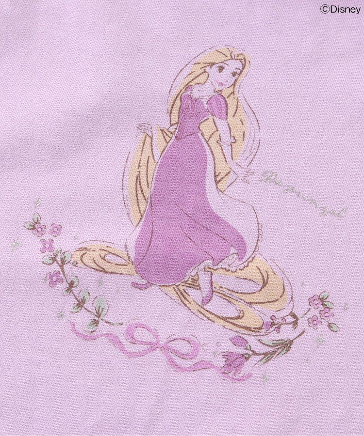 日本 apres les cours - 迪士尼 公主蕾絲澎澎短袖上衣-冰雪奇緣-水藍