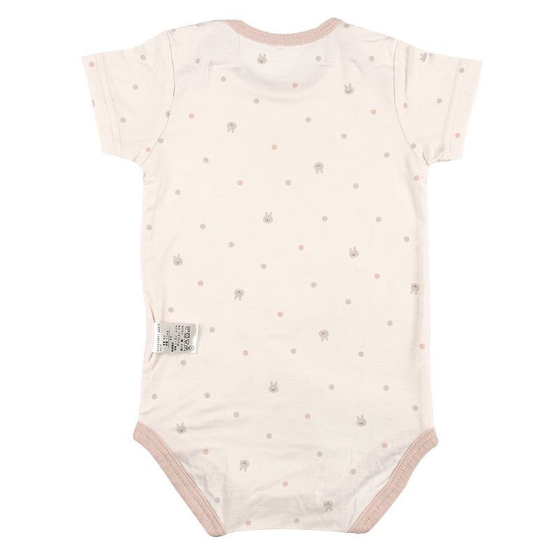 akachan honpo - 短袖套頭式舒適包屁衣-粉紅色