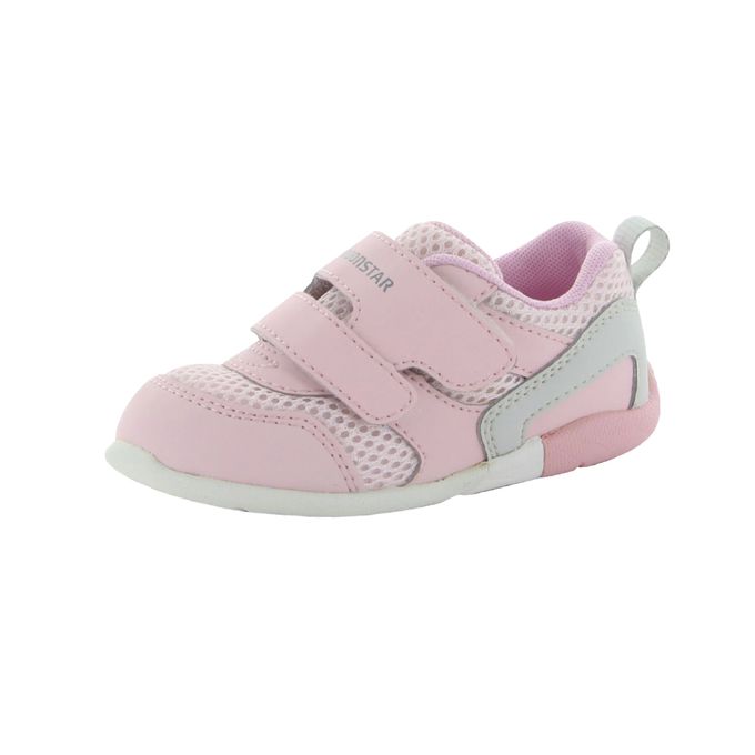 Moonstar日本月星 - 寶寶休閒機能學步鞋-MSCNB2814粉(寶寶段)-學步鞋-粉