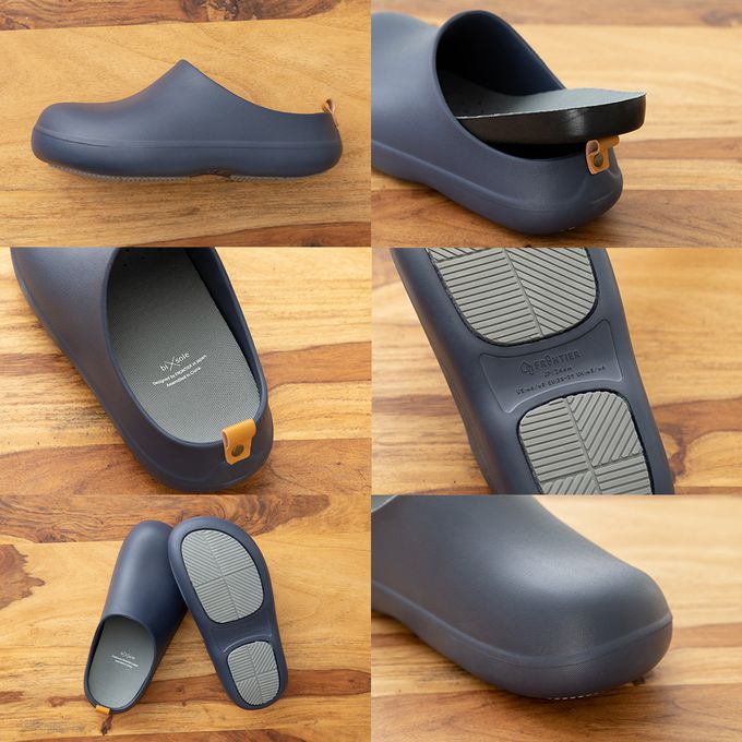 日本bi×sole - 防水防滑都會懶人鞋-海軍藍