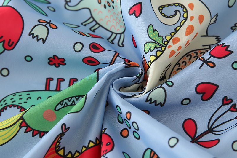 兒童連帽防風外套-星星-藍色