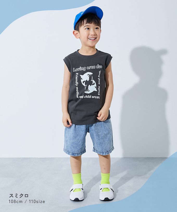 日本 devirock - 接觸涼感 抗UV變色背心上衣(神戶水族館聯名）-章魚-灰杏