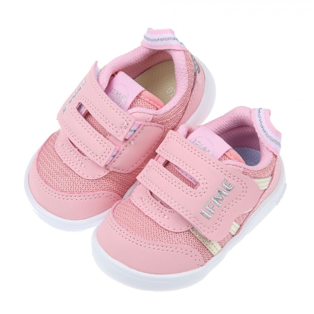 日本IFME - 和風彩光馬卡龍粉寶寶機能學步鞋