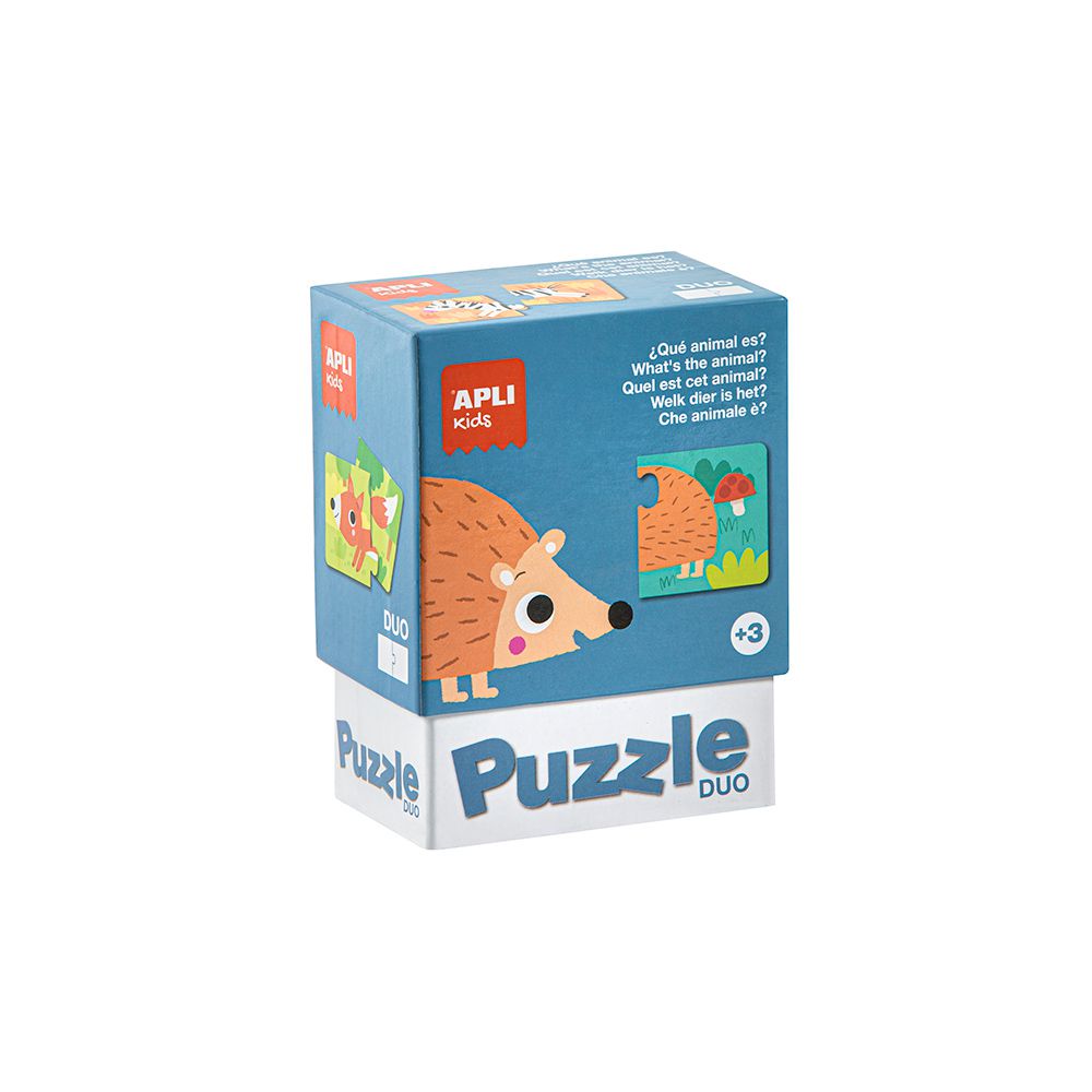 西班牙 APLI - 二分之一拼圖-動物