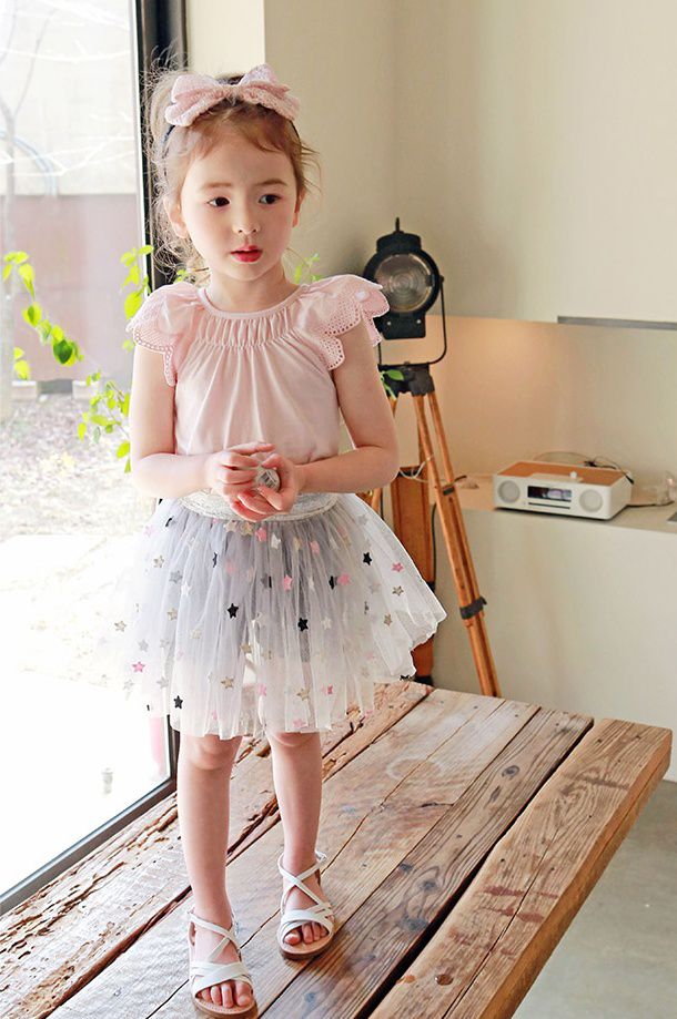 韓國 PuellaFLO - (剩7號)花瓣立體袖上衣-粉紅