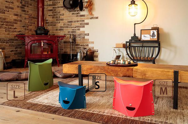 最新款！日本PATATTO 一公分微笑折疊椅！Sit Down Please！