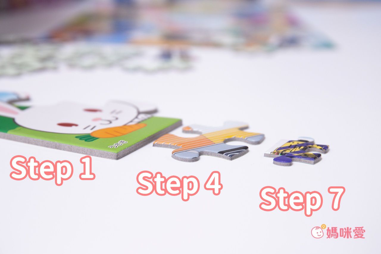 KUMON - 益智拼圖STEP 5-3 巴士、工程車及消防車-96pcs/117pcs/140pcs