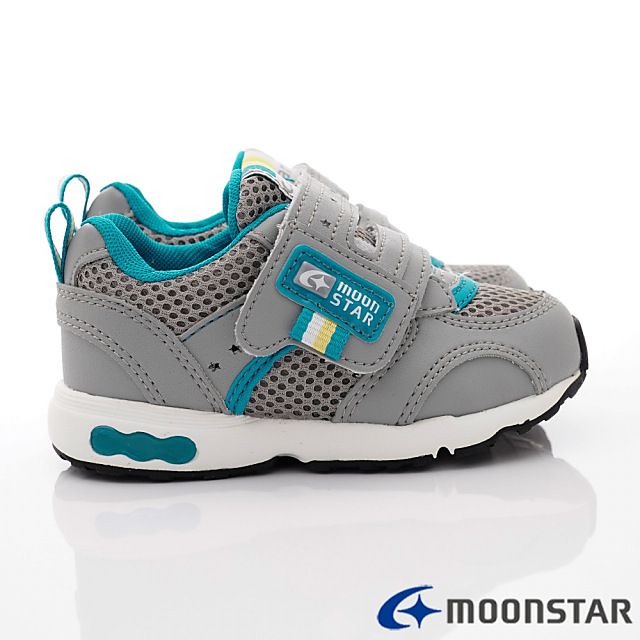 Moonstar日本月星 - 3E速乾機能鞋款(中小童段)-深灰