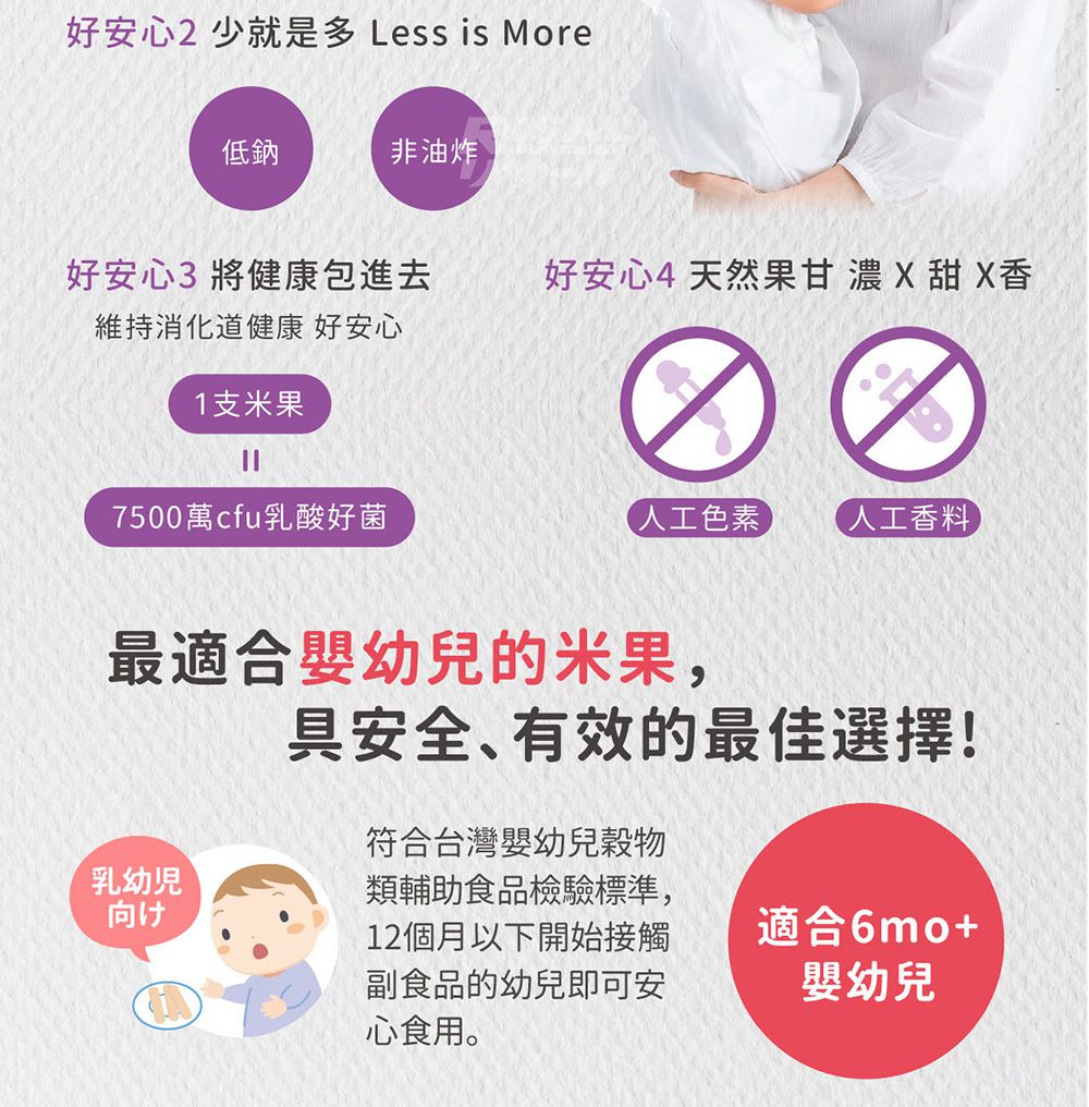 小兒利撒爾Risal - 啾米乳酸菌夾心米果(葡萄)