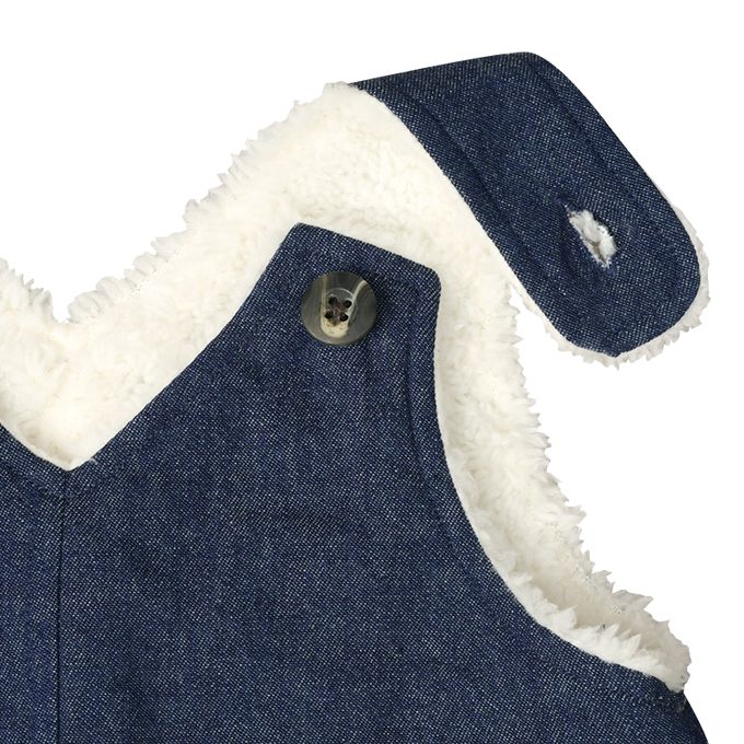 akachan honpo - 背心裙-內裡刷毛-深藍色