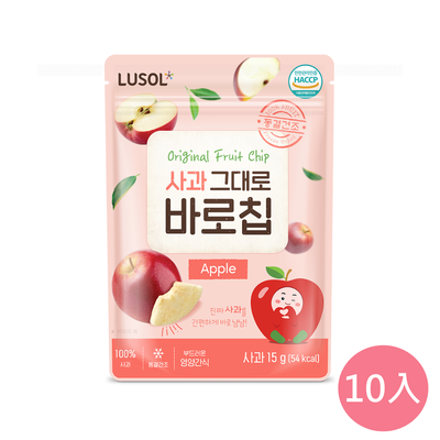 韓國 LUSOL - 水果乾(6m+) (蘋果)-15gX10袋