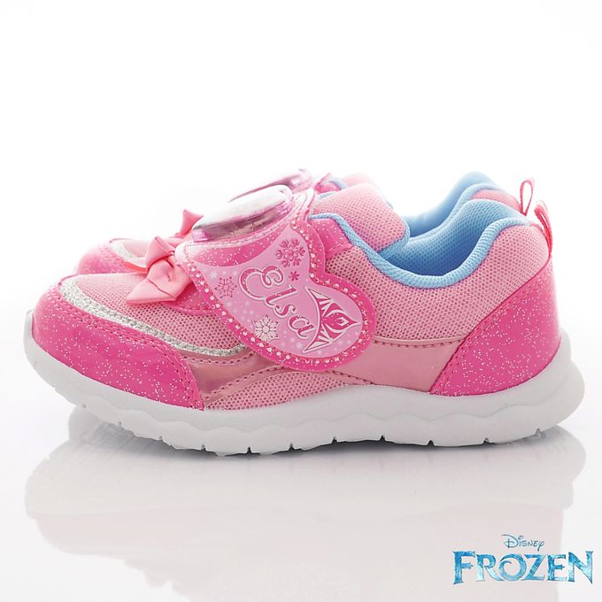 台灣製冰雪奇緣電燈鞋(中小童段)-運動鞋-粉