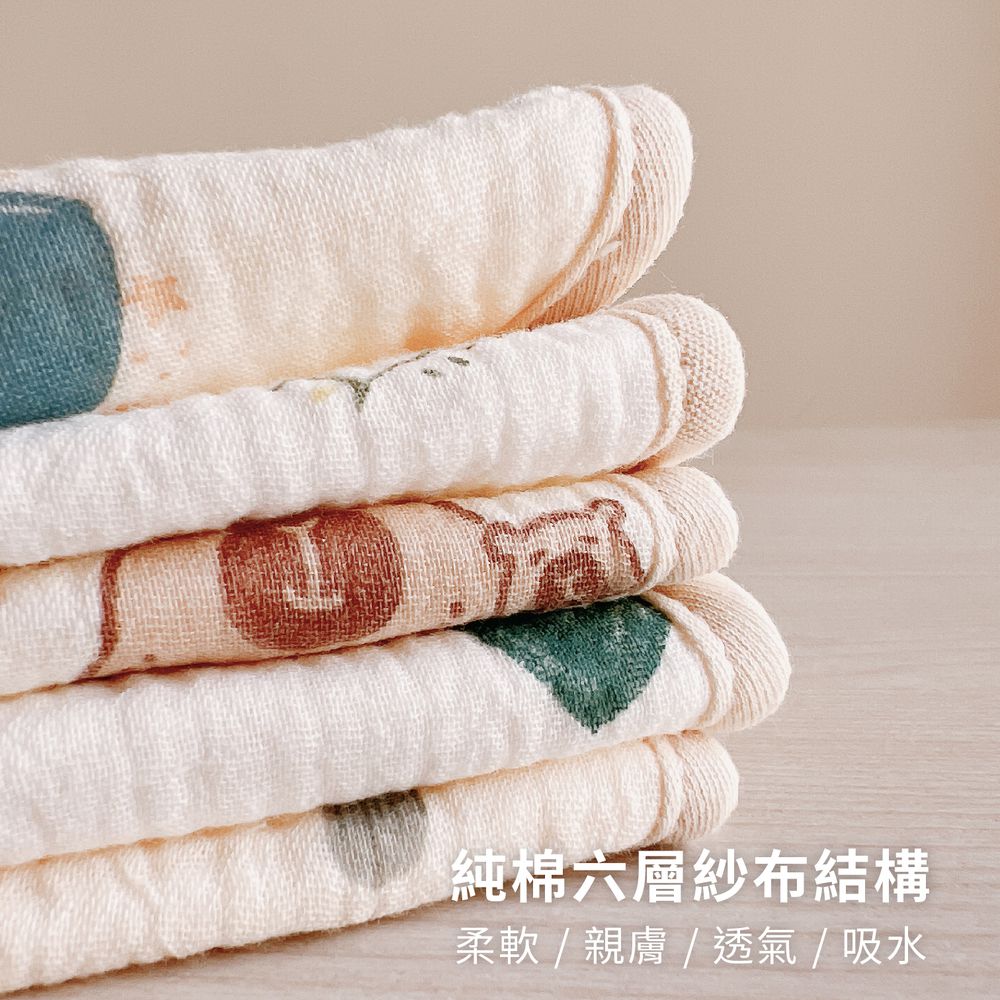六層紗手繪圍兜2件