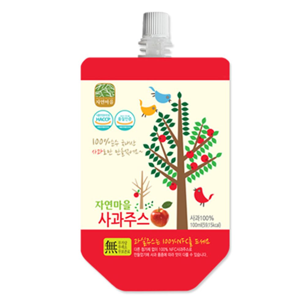 韓國自然村 - 果汁-蘋果-100ml