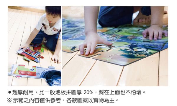 美國瑪莉莎 Melissa & Doug - MD 地板拼圖-世界地圖-33片