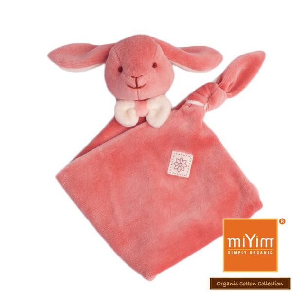 miYim - 安撫玩具禮盒 (手搖鈴+安撫巾+吊掛娃娃)-邦妮兔兔