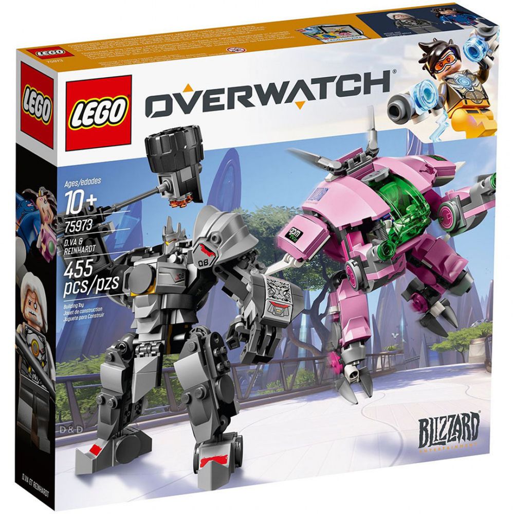 樂高 Overwatch 鬥陣特工系列 - D.Va & Reinhardt 75973-455pcs