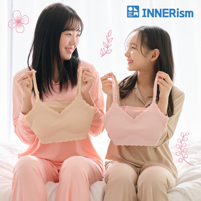 發育期必備！輕柔親膚 × 零感體驗 【韓國 INNERism】Junior系列Bra、內褲